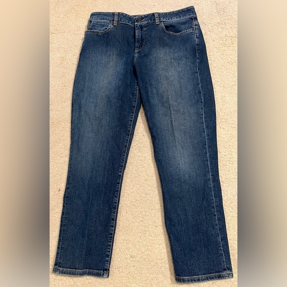 Talbots signature slim crop blue jeans, size 8/29 - Picture 1 of 4